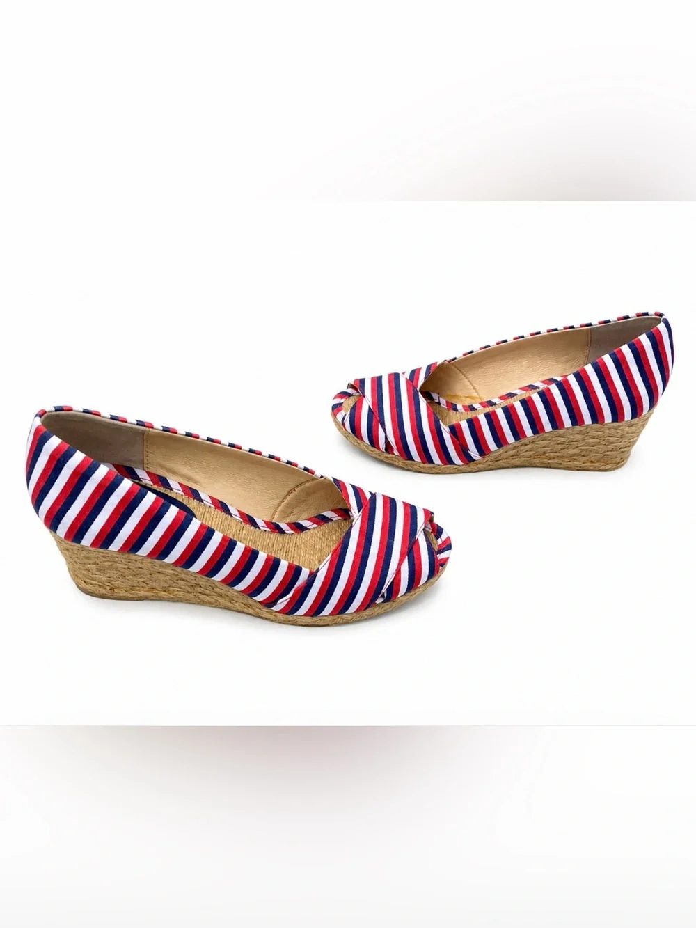 Adrienne Vittadini Bailee Espadrille Wedge Size 9